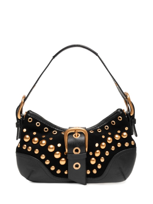 Bolsa Feminina Shoulder Jamie Média Camurça - Preto Bolsa Feminina Shoulder Jamie Média Camurça - Preto
