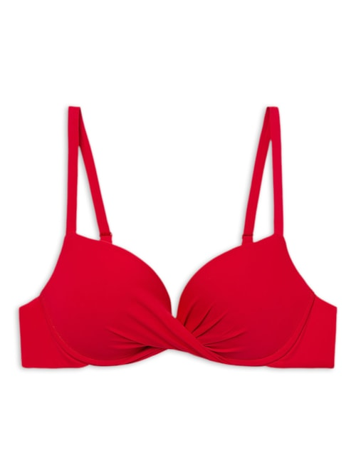 Parte De Cima De Biquíni Super Push-Up Indonésia - Vermelho Parte De Cima De Biquíni Super Push-Up Indonésia - Vermelho