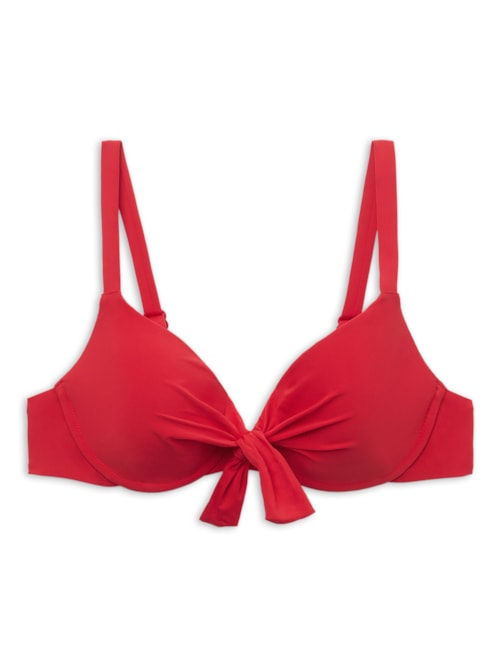 Parte De Cima De Biquíni Push-Up Indonésia - Vermelho Parte De Cima De Biquíni Push-Up Indonésia - Vermelho