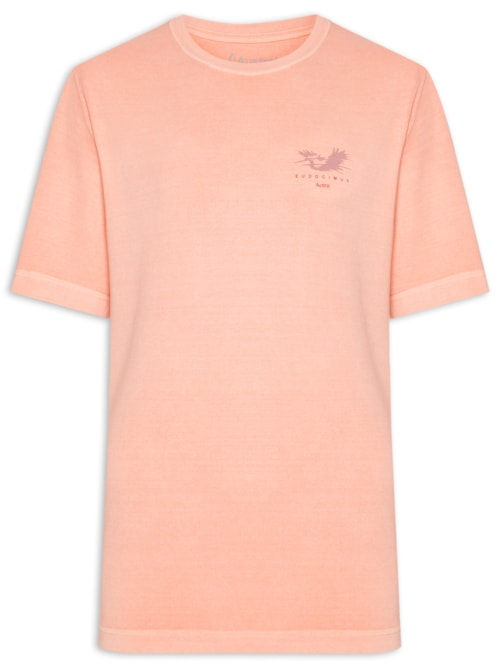 Camiseta Masculina Oversized Ruber - Laranja Camiseta Masculina Oversized Ruber - Laranja