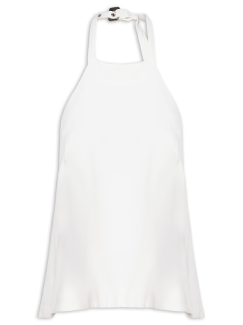Top Feminino Santana Crepe - Branco Top Feminino Santana Crepe - Branco