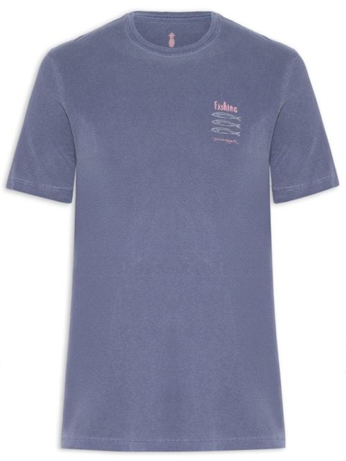 Camiseta Masculina Silkada Fishing - Azul