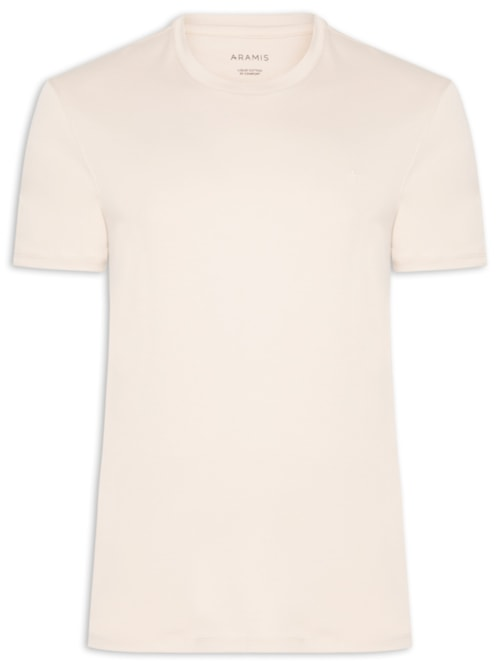 Camiseta Masculina Liquid Cotton (PA) - Bege Camiseta Masculina Liquid Cotton (PA) - Bege