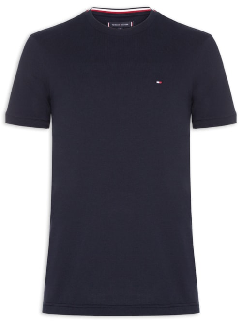 Camiseta Masculina Regular Fit Básica Piquet - Azul Camiseta Masculina Regular Fit Básica Piquet - Azul