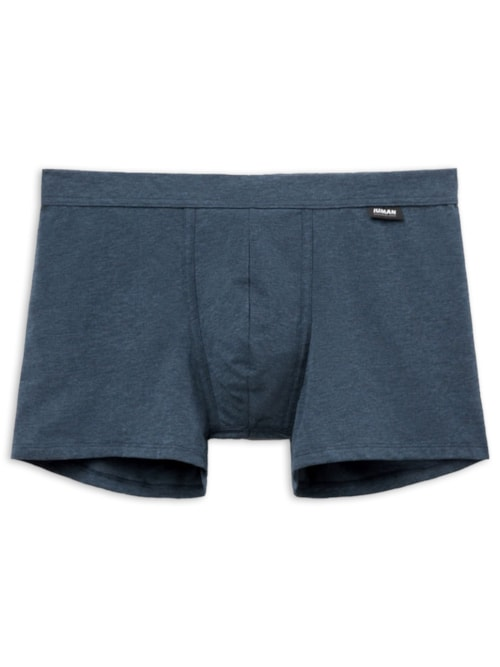Cueca Boxer "a Indestrutível" Em Algodão Supima - Azul Cueca Boxer "a Indestrutível" Em Algodão Supima - Azul