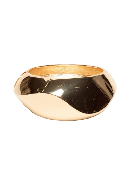 Bracelete Feminino Orgânico - Dourado