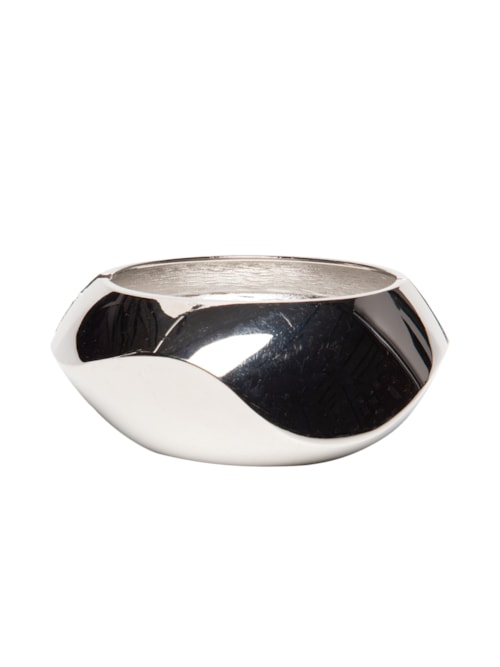 Bracelete Feminino Orgânico - Prateado Bracelete Feminino Orgânico - Prateado