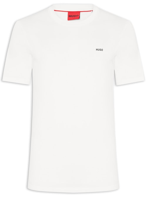 Camiseta Masculina Manga Curta Gola Careca Dero - Off White