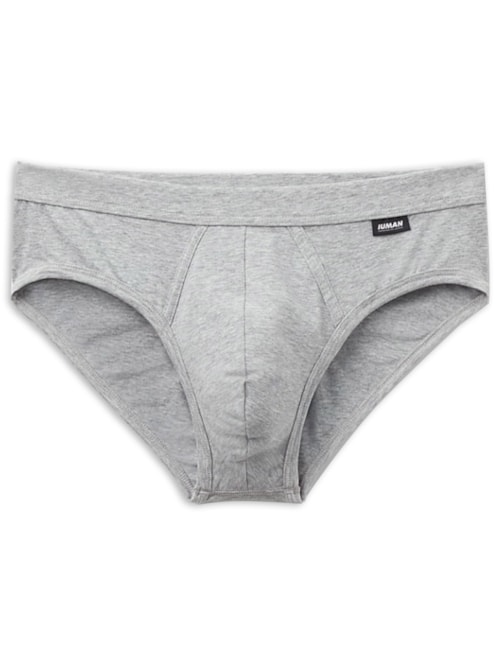 Cueca Slip "a Indestrutível" Em Algodão Supima - Cinza