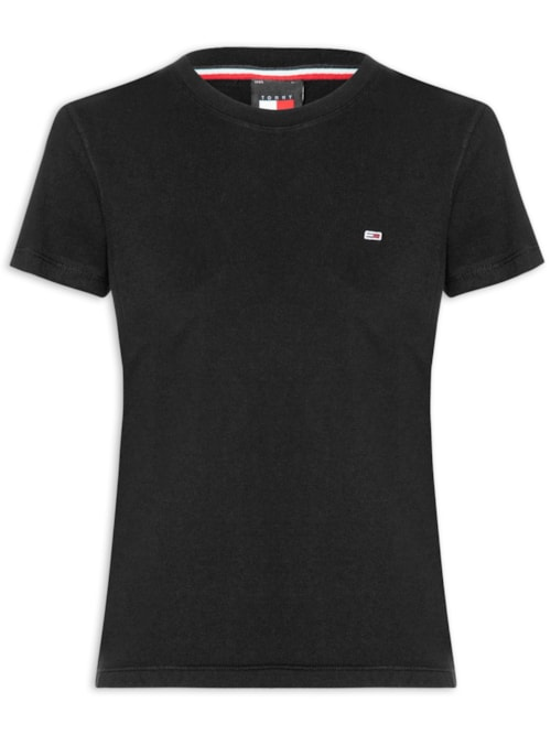 Camiseta Feminina Tjw C Neck Tee - Preto Camiseta Feminina Tjw C Neck Tee - Preto