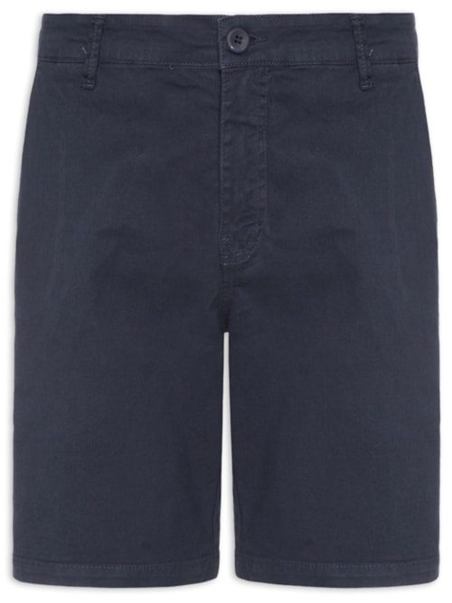 Bermuda Masculina Color Chino - Azul