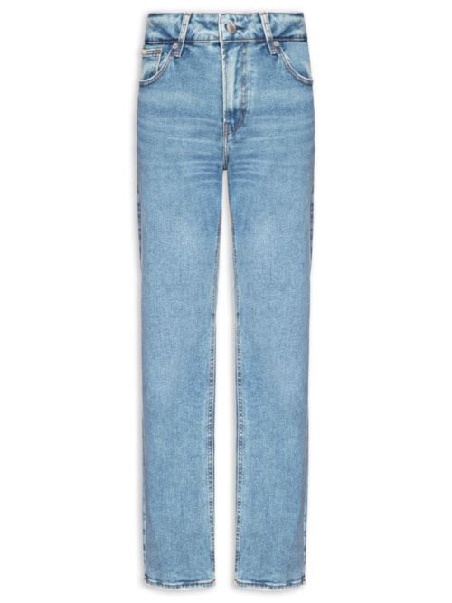 Calça Masculina Jeans Straight 5 Pockets - Azul