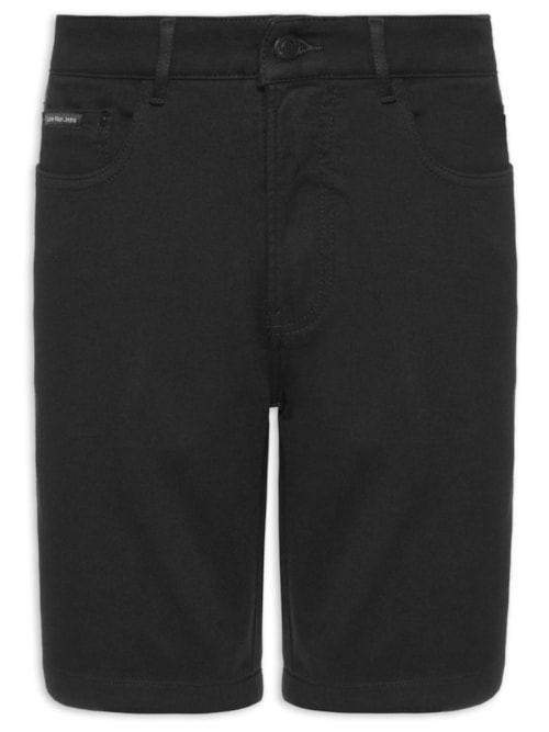 Bermuda Masculina Moletom 5 Pockets - Preto