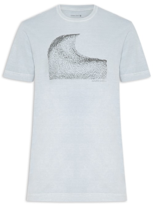 Camiseta Masculina Stone Rede Wave - Azul Camiseta Masculina Stone Rede Wave - Azul
