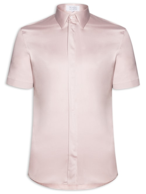 Camisa Masculina Austin Algodão Pima - Rosa Camisa Masculina Austin Algodão Pima - Rosa