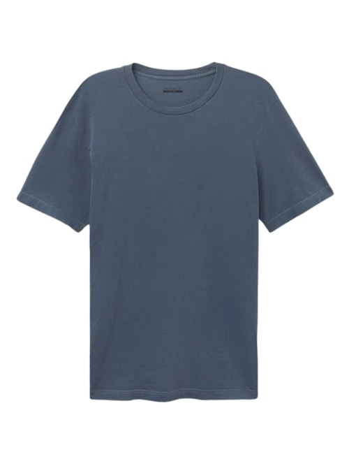 Camiseta Washed Collection Em Algodão - Azul Camiseta Washed Collection Em Algodão - Azul