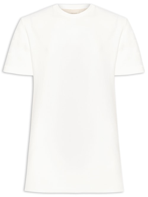 Camiseta Masculina Manga Curta Gola Careca Rustic Veleiro Back - Off White
