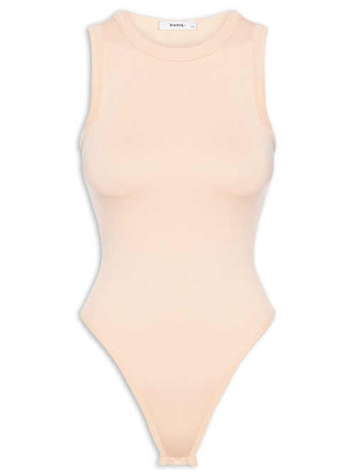 Body Feminino Poliamida - Bege Body Feminino Poliamida - Bege