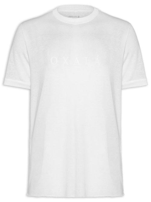 Camiseta Masculina Light Linen Orixá - Branco Camiseta Masculina Light Linen Orixá - Branco
