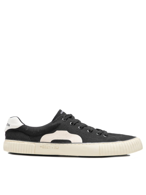 Tênis Masculino Lona +5521 - Preto Tênis Masculino Lona +5521 - Preto