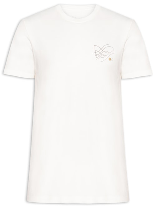 Camiseta Masculina Shoal - Branco Camiseta Masculina Shoal - Branco