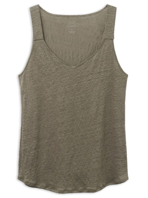 Regata Em Linho The Pure Linen - Verde Regata Em Linho The Pure Linen - Verde