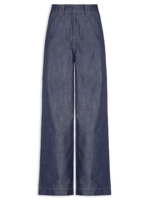 Calça Feminina Pantalona Fany - Azul