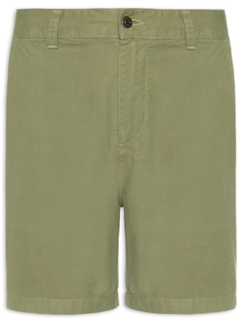 Bermuda Masculina Alfaiataria Cotton E-Basics - Verde