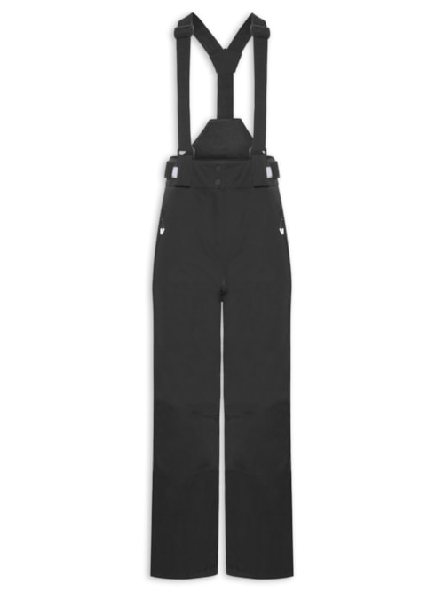 Calça Feminina Com Suspensório - Preto