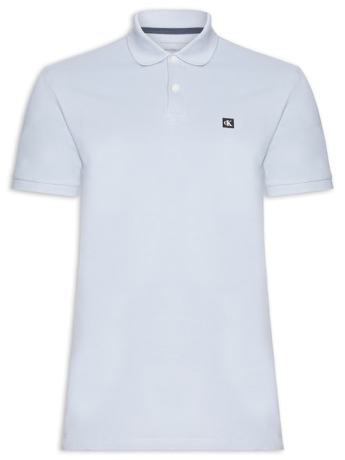 Polo Masculina Premium Em Algodão - Azul