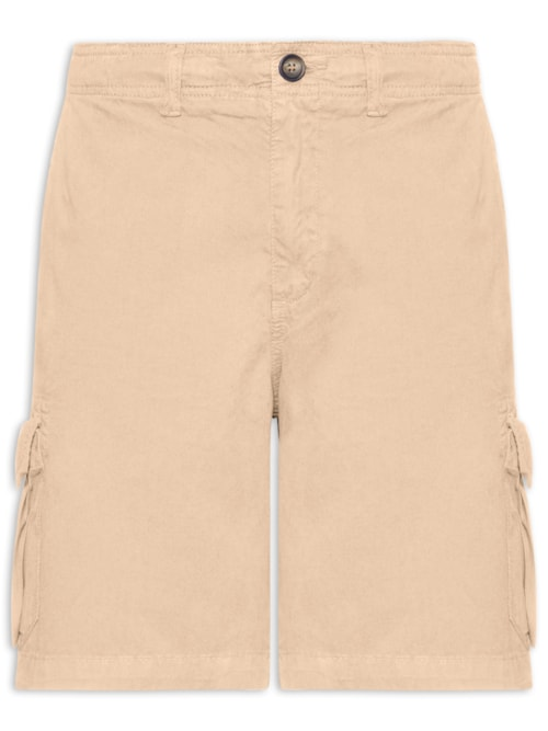 Bermuda Masculina Cargo - Bege