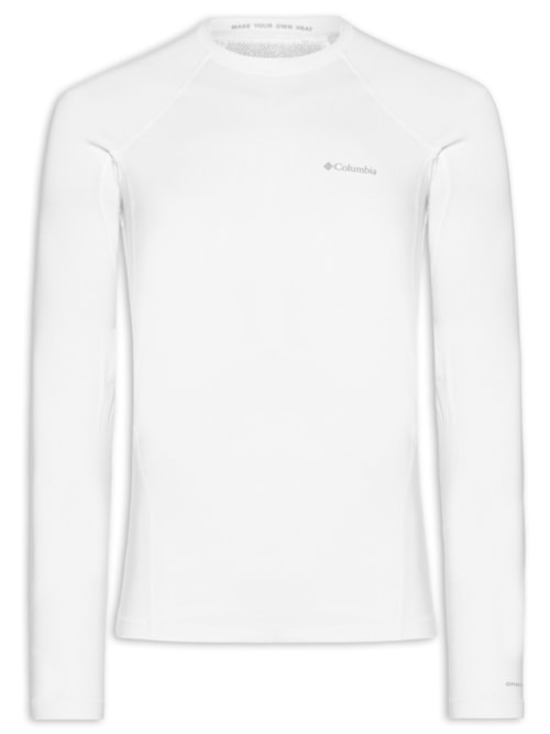 Camiseta Masculina Ml Omni-Heat Midweight Stretch Baselaye - Branco Camiseta Masculina Ml Omni-Heat Midweight Stretch Baselaye - Branco