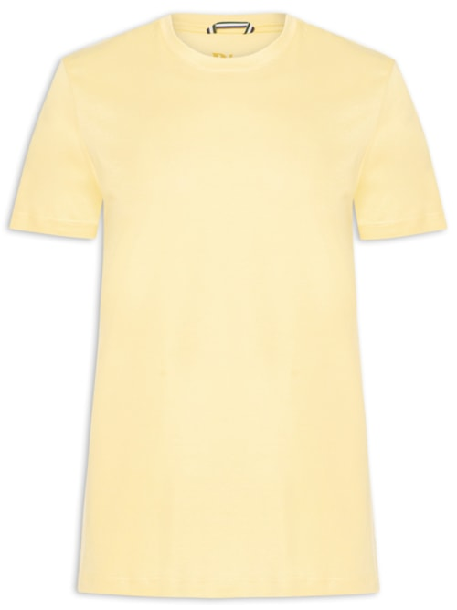 Camiseta Masculina Manga Curta Cores - Amarelo Camiseta Masculina Manga Curta Cores - Amarelo