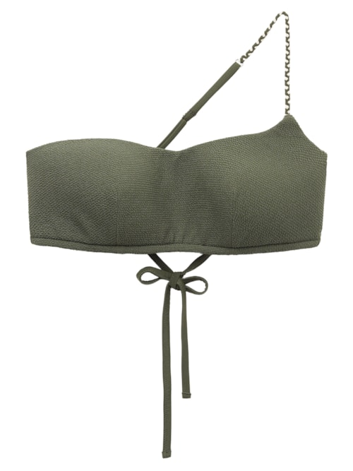 Parte De Cima De Biquíni Top Crinkle Twist - Verde Parte De Cima De Biquíni Top Crinkle Twist - Verde