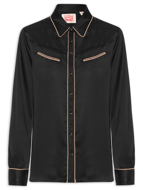 Camisa Feminina Bradie Archival Shirt - Preto Camisa Feminina Bradie Archival Shirt - Preto