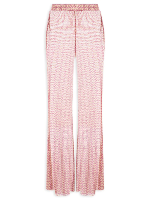 Calça Flare Feminina Tule Geo - Rosa Calça Flare Feminina Tule Geo - Rosa