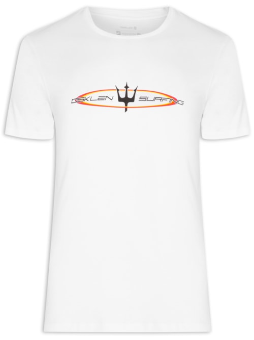 Camiseta Masculina Manga Curta Gola Careca Stone Retro Future - Branco Camiseta Masculina Manga Curta Gola Careca Stone Retro Future - Branco
