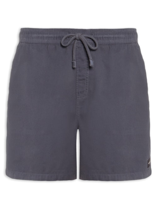 Short Masculino De Praia Com Cós Ajustável - Azul