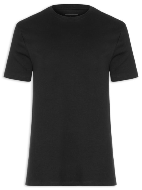 Camiseta Masculina Ribana Logo Monograma - Preto Camiseta Masculina Ribana Logo Monograma - Preto