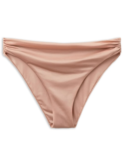 Calcinha De Biquíni Shiny Satin - Rosa
