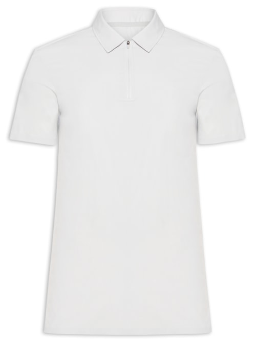 Polo Masculina Zip Comfy Men - Cinza Polo Masculina Zip Comfy Men - Cinza