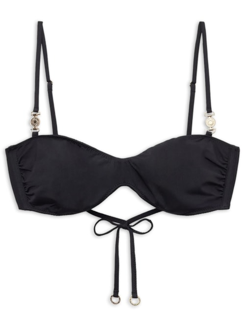 Parte De Cima De Biquíni Faixa Minimal Fit - Preto Parte De Cima De Biquíni Faixa Minimal Fit - Preto
