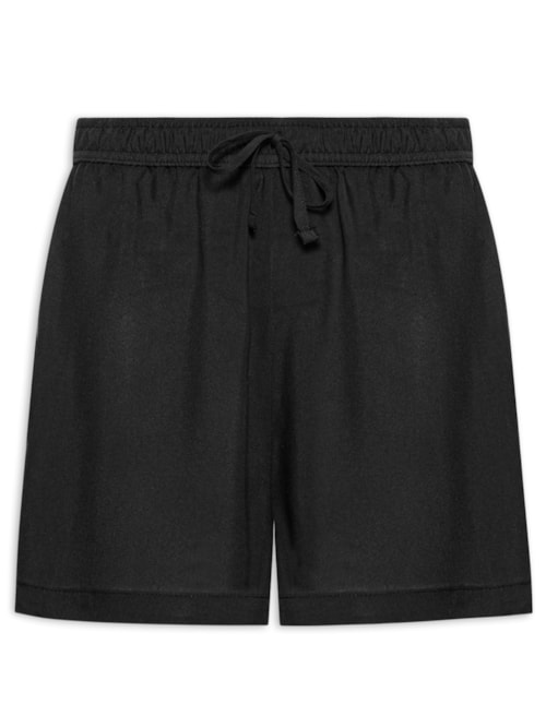 Short Feminino Básico Comfy - Preto