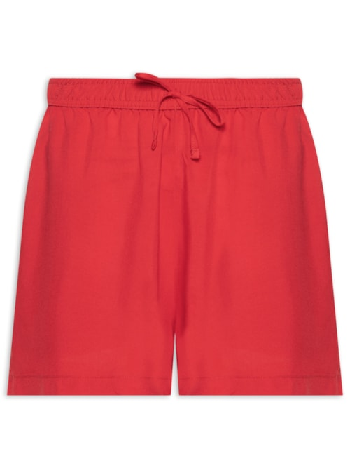 Short Feminino Básico Comfy - Vermelho