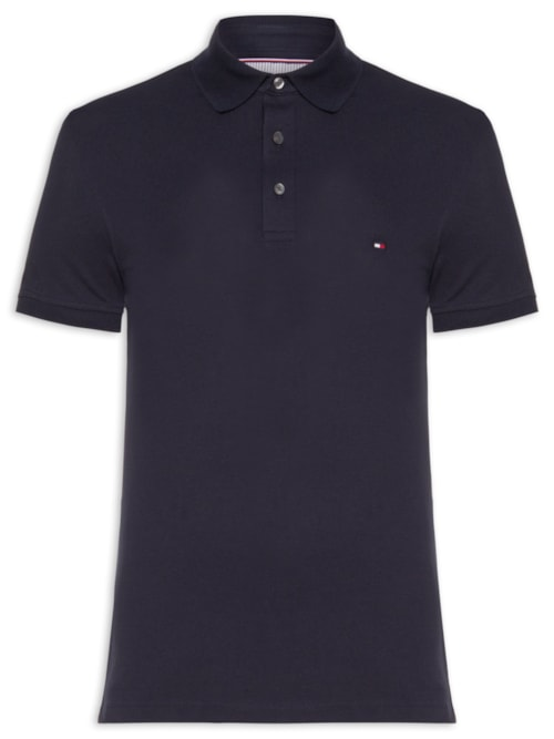 Polo Masculina Im 1985 Slim Fit - Azul