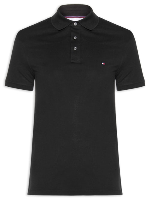 Polo Masculina Im 1985 Slim Fit - Preto Polo Masculina Im 1985 Slim Fit - Preto