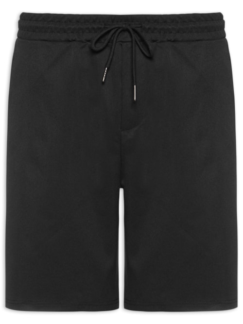Bermuda Masculina Casual Básica - Preto