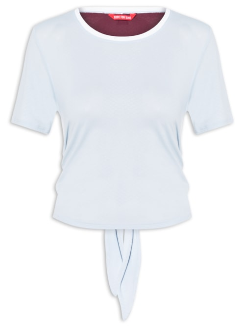Camiseta Feminina Lisa Golf - Azul Camiseta Feminina Lisa Golf - Azul