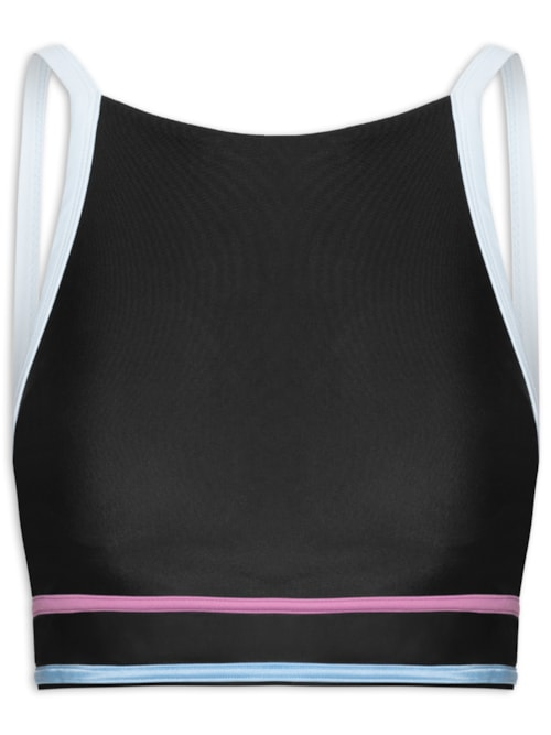 Top Regata Liso Pop - Preto