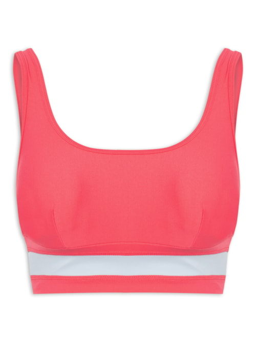 Top Alça Reta Liso Pulse - Rosa Top Alça Reta Liso Pulse - Rosa